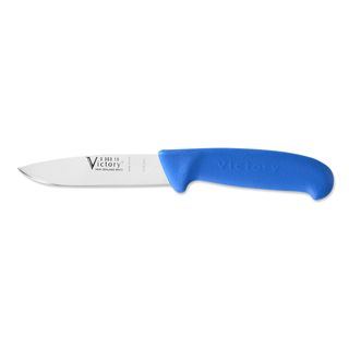 VICTORY KNIVES RABBITERS KNIFE BLUE HANDLE 10CM