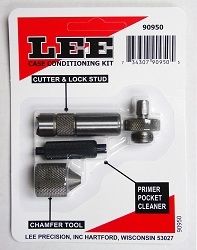 LEE CASE CONDITION KIT-CUTTER LOCK STUD-CHAMFER PRIM POCKET CLEAN
