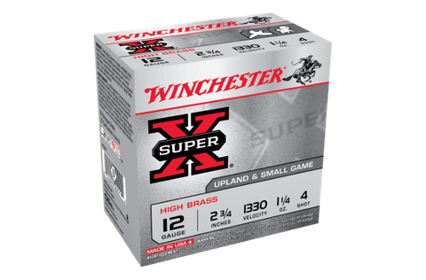 WINCHESTER SUPER X HS 1330FPS 12GA 36GM 4 25PKT