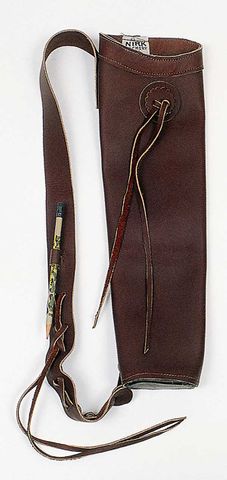 MARTIN LITTLE JOHN QUIVER LEATHER BROWN