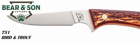 BEAR AND SON 6 1/2INCH BIRD & TROUT KNIFE