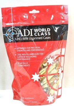 ADI 243WIN UNPRIMMED BRASS (50)
