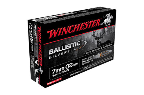 WINCHESTER BALLISTIC ST 7MM-08 140G PT 20PKT