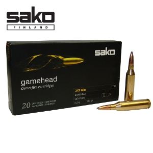 SAKO AMMO 243WIN 90GR GAMEHEAD SP 20PKT