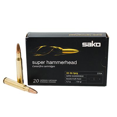 SAKO AMMO 30-06SPRG 150GR SUPER HAMMERHEAD 20PK