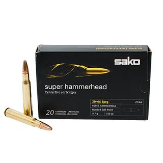 SAKO AMMO 30-06SPRG 150GR SUPER HAMMERHEAD 20PK