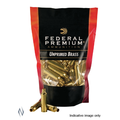 FEDERAL UNPRIMED BRASS CASES 223 100 PKT