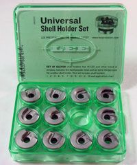 LEE UNIVERSAL SHELL HOLDER SET GREEN