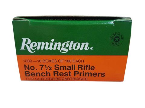 REMINGTON 7-1/2 SMALL RIFLE BR PRIMERS (1000)