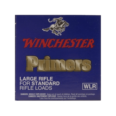 WINCHESTER LARGE RIFLE PRIMERS #8-1.2-120 (100)