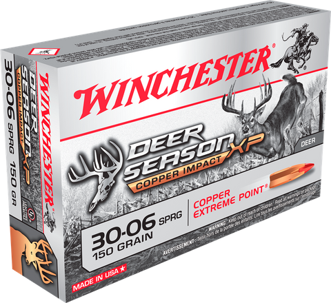 WINCHESTER DEER SEASON COPPER IMPACT LF 3006 150G XP