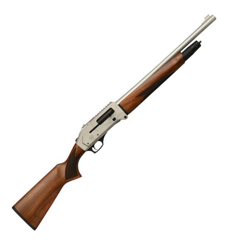 AXOR ARMS BUSHPIG 12G 20IN LEVER RELEASE SHOTGUN 5+1 SILVER TIMBE
