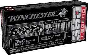 WINCHESTER SUPER SUPPRESSED 350LEGEND 255G OT 20PK