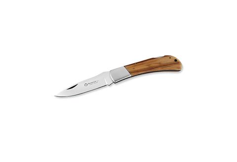 MASERIN HUNTING LINE 75MM DROP POINT BLADE OLIVE WOOD HANDLE