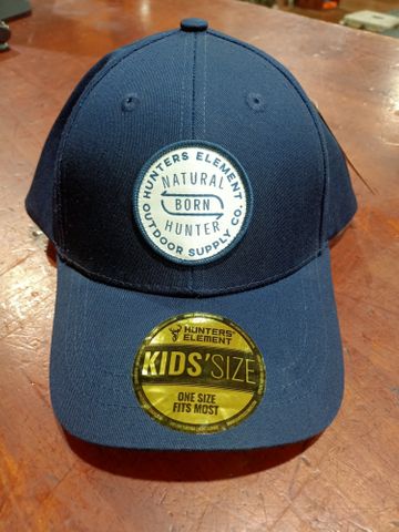 HUNTERS ELEMENT BORN TO HUNT CAP KIDS NAVY