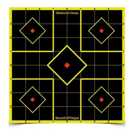 BIRCHWOOD CASEY SHOOT N SEE SIGHT IN TARGETS 12INCH 5PKT