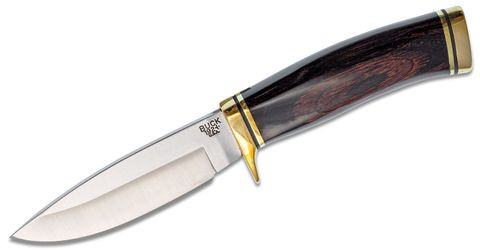 BUCK VANGAURD DROP POINT WOOD HANDLE