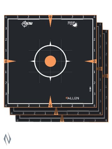 ALLEN EZ AIM SPLASH ADHESIVE SIGHT IN GRID TARGET 8X8 6PK