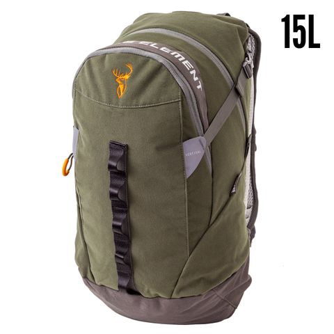 HUNTERS ELEMENT VERTICAL PACK 15L FOREST GREEN