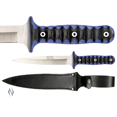 NIETO FIXED PIG STICKER 20CM BLUE KATEX HANDLE