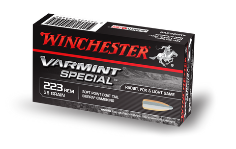 WINCHESTER VARMINT SPECIAL 223REM 55GR GAMEKING 20PKT