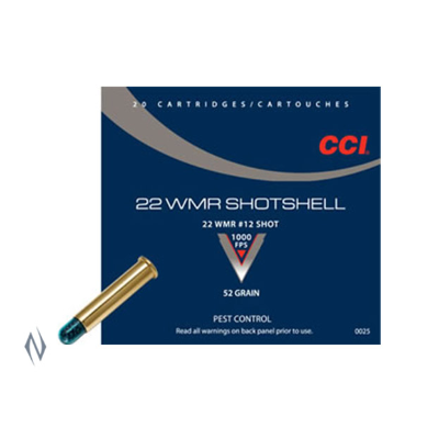 CCI SHOTSHELL 22WMR 12SHOT 20PKT