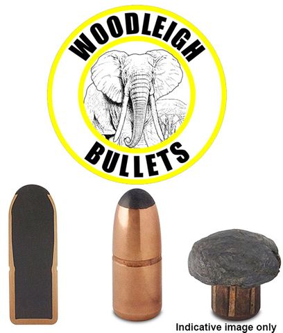 WOODLEIGH 375CAL .375 350GR HEAVY DUTY RNSN PROJECTILES 50PK