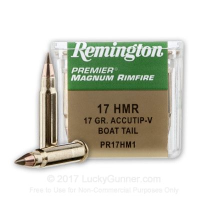 REMINGTON PREMIER 17HMR 17GR ACCU TIP-V 50PKT