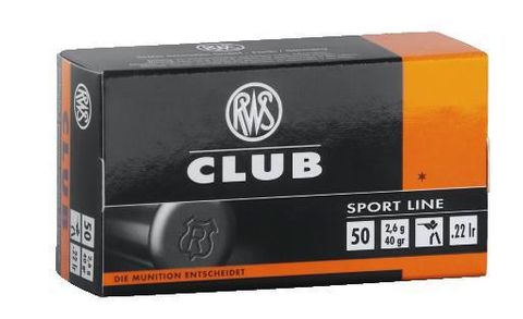 RWS CLUB 22LR 40GR 50PKT