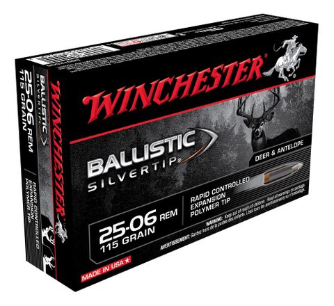 WINCHESTER SUPREME 25-06REM 115GR BST 20PKT
