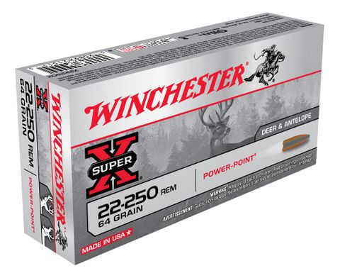 WINCHESTER SUPER X 22-250 REM 64GR PSP 20PKT