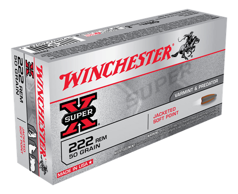 WINCHESTER SUPER X 222REM 50GR PSP 20PKT