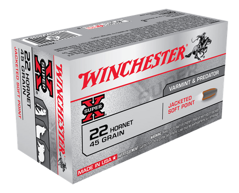 WINCHESTER SUPER X 22HORNET 45GR SP  50PKT