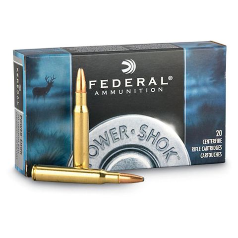 FEDERAL POWER-SHOK 223REM 55GR SP 20PKT