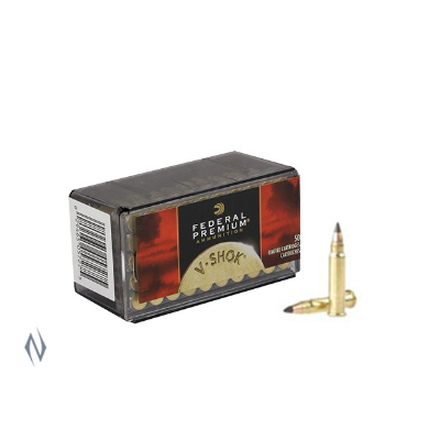 FEDERAL PREMIUM V-SHOK 2550FPS 17HMR 17GR VMAX 50PKT