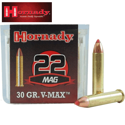 HORNADY VARMINT EXPRESS  22WMR 30GR V-MAX 50PKT