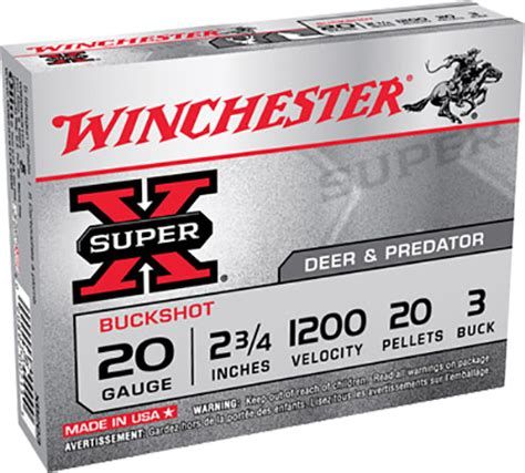 WINCHESTER 20GA 20PELLETS (5)