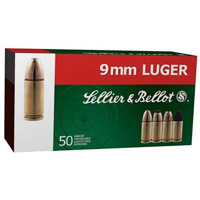 SELLIER & BELLOT 9MM LUGER JHP 115GR 50PKT