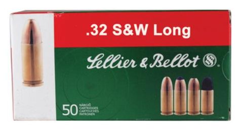 SELLIER & BELLOT 32 S&W LONG 100GR LRN 50PKT