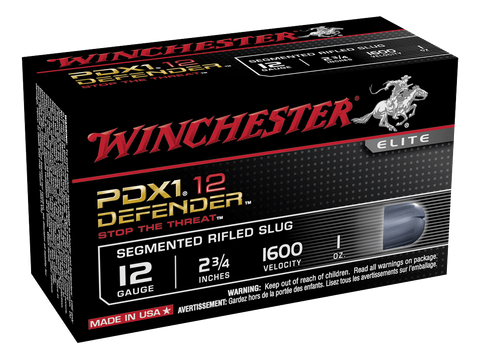 WINCHESTER SUPREME ELITE RIFLED SEGMENTED SLUG 1600FPS 12GA 10PKT