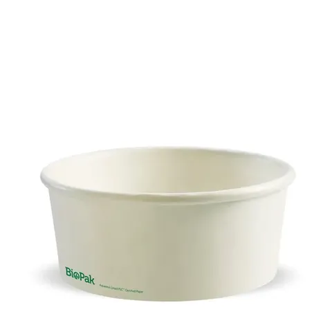 Biopak 750ml Medium Kraft BioBowl 50 units per slve