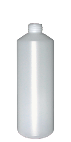 Spraypac Stock Round Bottle Squeezable 500ml Natural