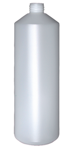 Spraypac Stock Round Bottle Squeezable 1000ml Natural