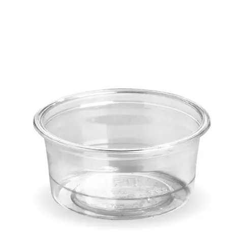 Biopak 90ml Clear Sauce BioCup 50 units per slve
