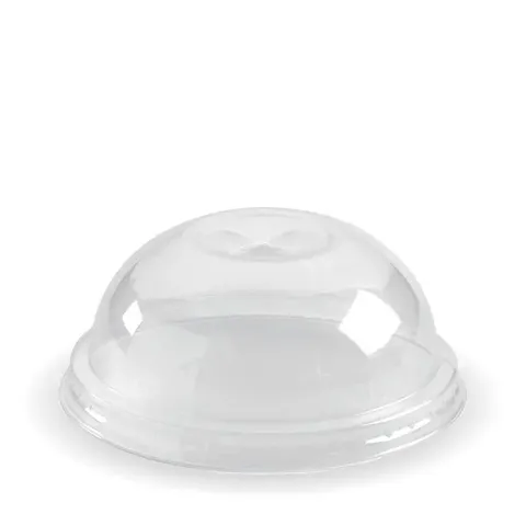 Biopak 60-280ml Dome Clear BioCup Lid 50 units per slve