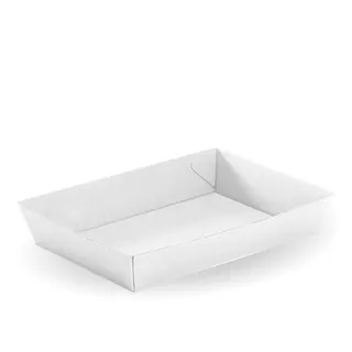Biopak BioBoard White Tray #4 125 units per slve