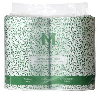 Matthews Recycled Jumbo Toilet Paper 8 rolls per pack 300m roll