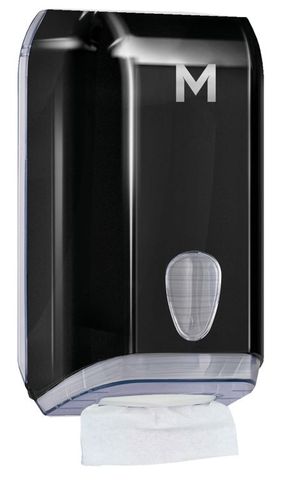 Matthews Interleave Toilet Tissue Dispenser Black 700Sht Capacity