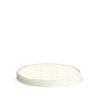 Biopak 500-1000ml White Paper Biobowl Lid 50slve