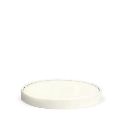 Biopak 500-1000ml White Paper Biobowl Lid 50slve